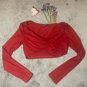 long sleeved crop top from SHEIN